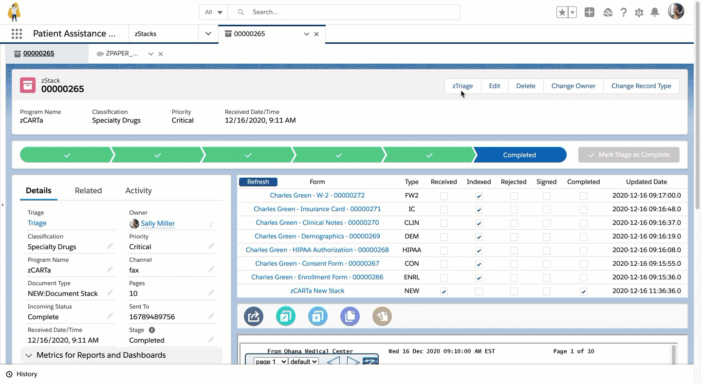 Unified Document Triage